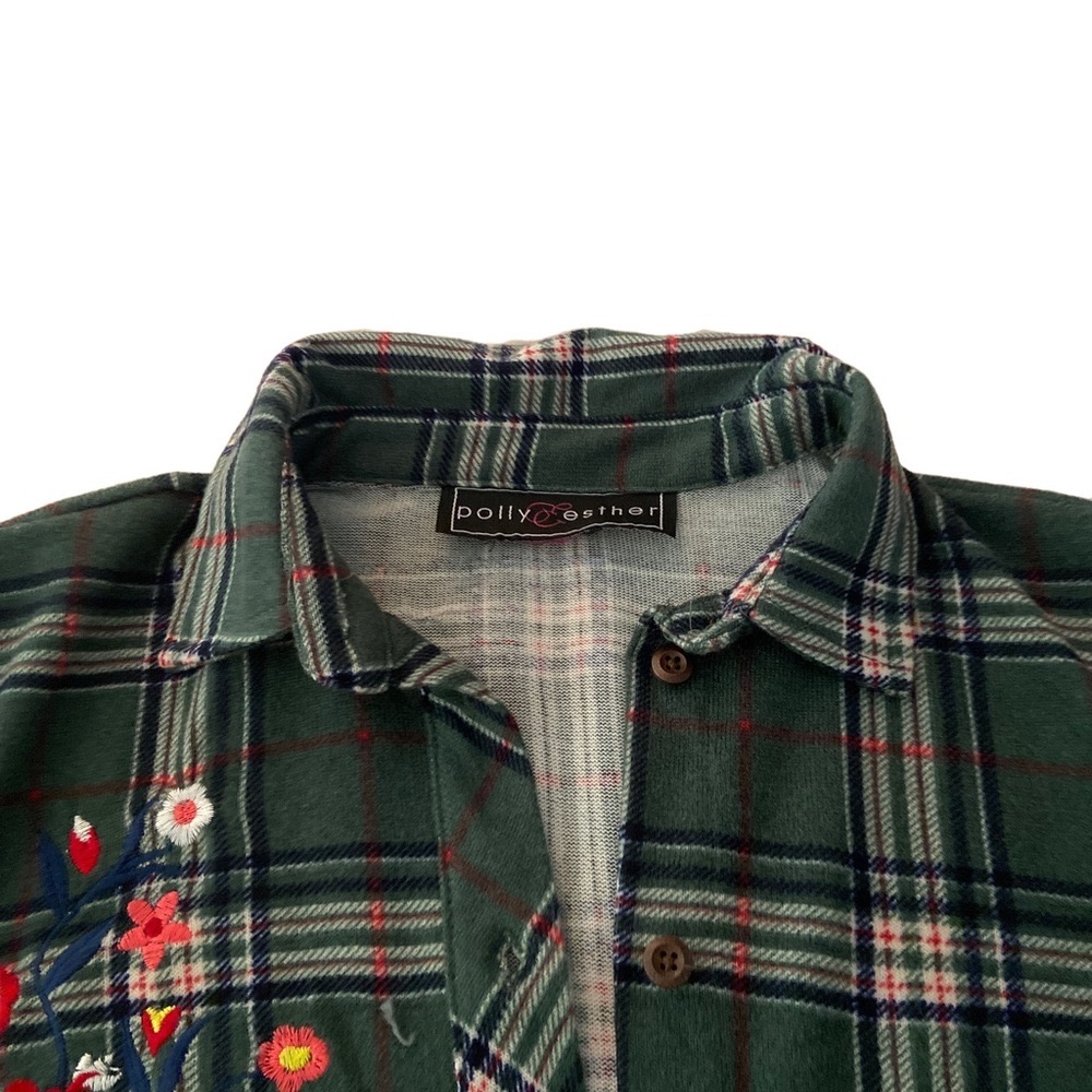 Soft Flannel Embroidered Shirt size L - Picture 2 of 8